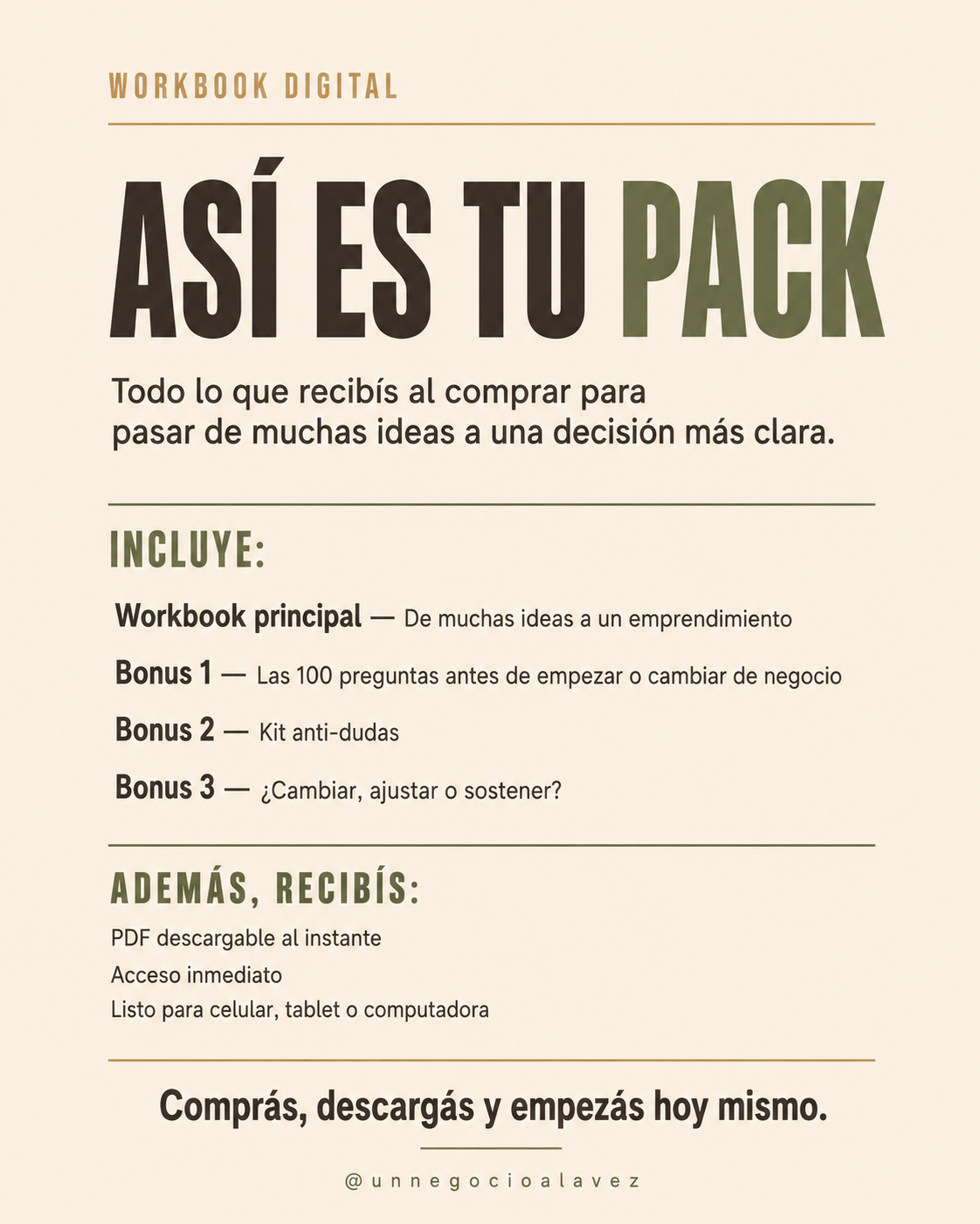 De Muchas Ideas A Un Emprendimiento